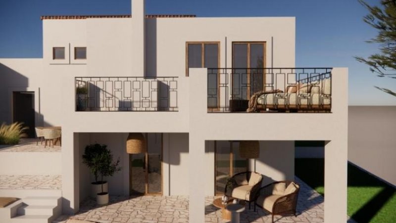 Roussospiti Kreta, Roussospiti: Neubau-Projekt! Villa mit Meerblick, privatem Garten und absoluter Privatsphäre zu verkaufen Haus kaufen